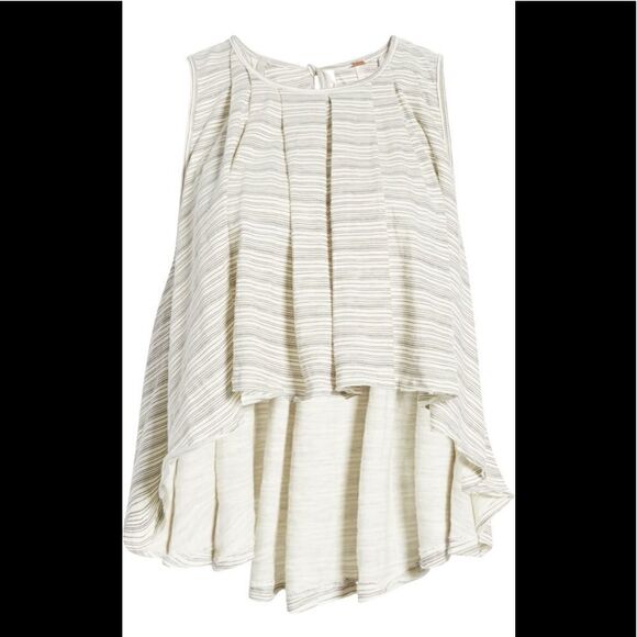 Free people hig/ low  hem cotton tank size M, NWT - Picture 5 of 9